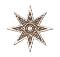 This is the Star of Istar.  The color can be changed to mono tone, gold, or maybe a pretty purple.